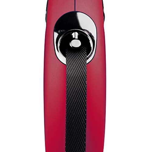 Automatic Leash Flexi New Classic Tape S 5M Red - size: Small (5m)