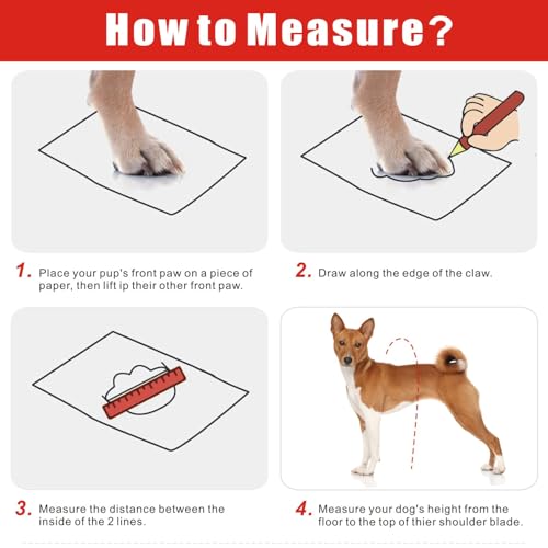 Idepet Dog Suspender Boots, Tall Dog Boots Anti-Slip & Fall Waterproof Shoes Leggings, Adjustable Suspender Boots for Winter Snow Rain Hiking Paws Protector(Black, 5) - size: 5