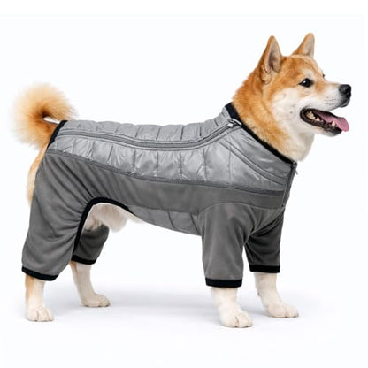 Pet Life ® Aura-Vent Lightweight 4-Season Stretch and Quick-Dry Performance Full Body Dog Coat Pet Jacket - color: Grey, size: X-Small