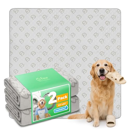 FXW Washable Pee Pads for Dogs, Puppy Pads with Super Absorbent, Specifically Designed for FXW Rollick/Homeplus 24inch 8 Panels Dog Playpen, 63" Square, Khaki, 2 Packs - color: Khaki, size: 63" Square (2 Packs)