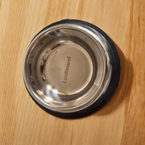 Stainless Steel Dog Bowl, Durable Steel Pet Bowl for Dogs, Non-Slip Bowls for Pets
