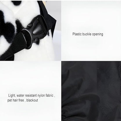 NACOCO Dog Calming Cap Eye Mask Nylon Shading Pet Anxiety Mask Muzzle for Grooming Anti Car Sickness (Black,M) - color: Black, size: M