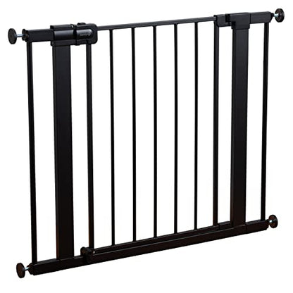 Safety 1st Easy Install 28'' Walk Thru Gate, Fits Between 29'' and 38'', Black, 1-Pack,(GA105CBLK) - color: Black, size: 1-Pack