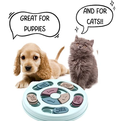 Dog Puzzle Feeder - Brain-Boosting IQ Toy & Slow-Feed Dog Feeding Puzzle - Durable, Non-Toxic, & Stimulating Fun for Pets