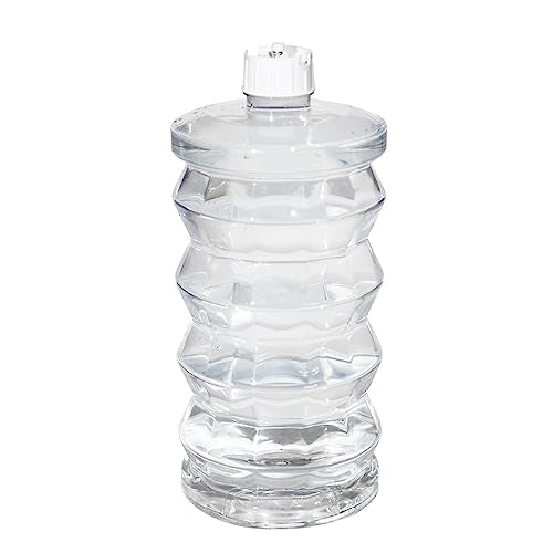 RIZZARI Automatic Water Feeder Bottle, 100% BPA-Free, Gravity Stainless Steel Water Dispenser Bottle, Large Capacity for Cats and Dogs (White,Large)