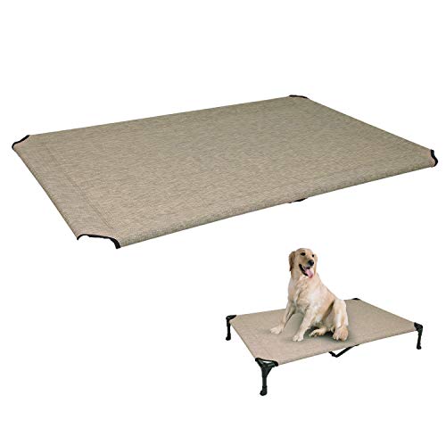 Veehoo Dog Bed Cover for CWC1803-XXL - color: Beige Coffee, size: 59.0"L x 37.5"W x 0.2"Th