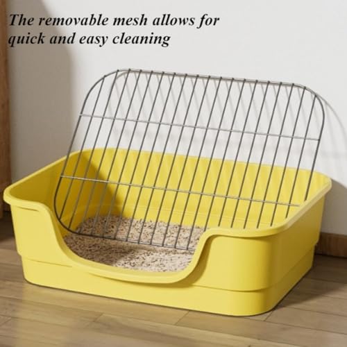 Dog Potty Tray with Removable Mesh, Pee Pad Holder for Indoor & Apartment Use, Non-Slip Dog Toilet, Keep Paws Dry, Easy Clean Potty Training Box for Small to Medium Dogs 18.7''LX13.78''W (Green) - color: Green