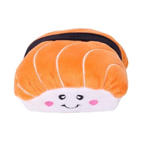 ZippyPaws NomNomz - Dog Squeaky Toys to Keep Them Busy, Funny Food Plush for Small & Medium Dogs, Cute Stuffed Puppy Toy, Pet Products, Gift for Dogs of All Breeds, Soft and Cuddly - Sushi - color: Sushi