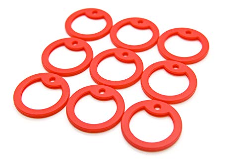 500 pcs Red Military Army Dog Tag Silencer Silicone/Rubber Silencer