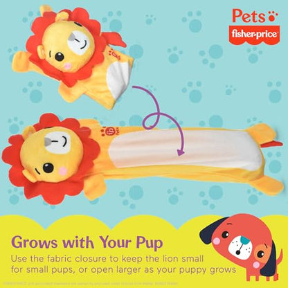 Fisher-Price Warming Furrr-end Cuddler for Puppies - Microwaveable, Reusable Soft Calming Toy - Multifunctional Dog Toy - color: Warming Furrr-end Cuddler, size: 16 Inch, 1 Count