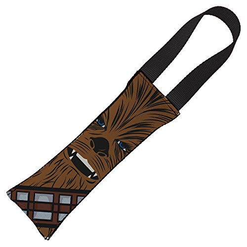 Dog Tug Toy Star Wars Chewbacca Face Close Up Brown - style: Chewbacca
