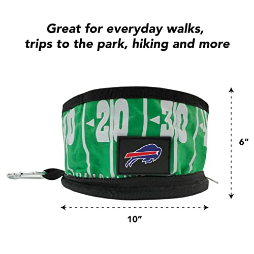 Pets First NFL Collapsible Pet Bowl - color: Buffalo Bills, style: 1 Pack