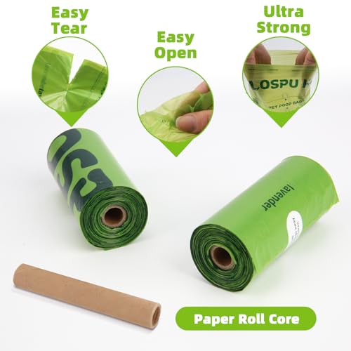 Dog Poop Bags Rolls, 540 Count Extra Thick Tear Resistant Poop Bags for Dogs, Leak Proof Pet Waste Bag for Outdoor Doggie Walking and Cat Litters Cleaning - size: 1 Count (Pack of 540)