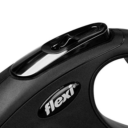 Automatic Leash Flexi New Classic M 5 M Black Tape - color: Multi, size: Medium (5m)