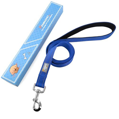 Dog Leash 6 FT Padded Handle Nylon Reflective Dogs Leashes for Small Dogs Blue - color: Refl Blue, size: Small : 5/8" x 6 FT