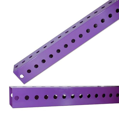 Rust-Proof, Aluminum Dog Pet Waste Station Outdoor. Poop Bag Dispenser, Cute Purple Dog Sign & Post, Large Lidded Trash Can, 400 Bags & 25 Can Liners. Purple & Black - color: Purple | Matte Black