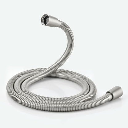 Brushed Nickel Shower Hose Extra Long 304 Stainless Steel Handheld Showerhead Hose, Anti Winding Interface, With Brass Insert And Nut - durable Rv Shower Hoses Replacement(Brushed Nickel, 69 Inches) - color: Brushed Nickel, size: 69 Inches