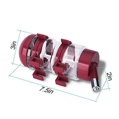 No Drip Dog Kennel Water Bottle Dispenser for Crate, 400ml Dripless Pet Drinking Fountains Kettle with Automatically Feeding Water (Red) (Red) - color: Red