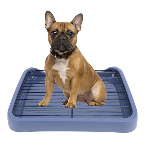 ZJchao Puppy Potty Tray Indoor Dog Potty Removable Odorless Portable Training Toilet with Grille for Small and Medium Dogs