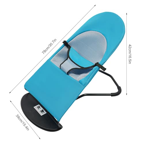 Pet Rocking Chair, Portable Dog Rocker Bed Chair 4 Modes Adjustments Pet Rocker Bed Washable Removable Small Dogs Cots Sofa Beds for Pets Under 33lbs/15Kg (Blue) - color: Blue