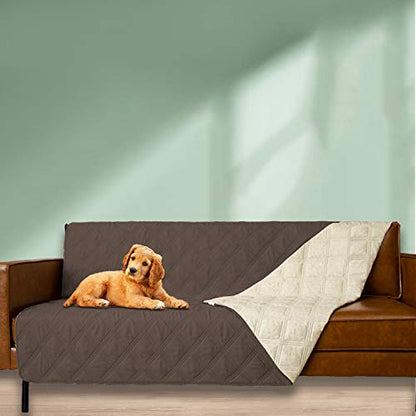 Ameritex Waterproof Dog Bed Cover Pet Blanket with Anti-Slip Back for Furniture Bed Couch Sofa - color: Chocolate, size: 30x60 Inch (Pack of 1)