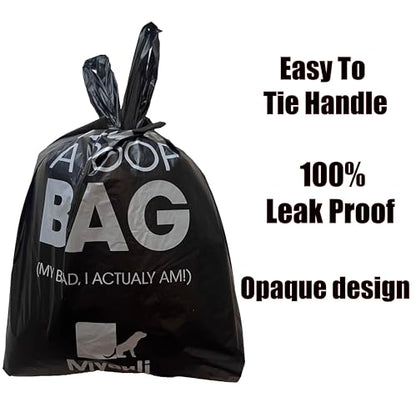 1000 Count Extra Thick Dog Poop Bags with Handles, Heavy Duty Leak-Proof Waste Bags for Dog and Cat Litter, Ocean Wind Scented - style: 1000 Counts-Scented