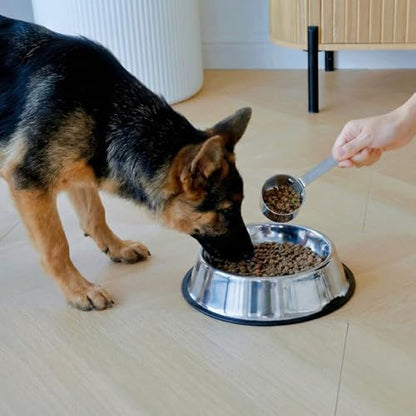 KEAWELL Premium Dog and Cat Food Measuring Cup 18/10 Stainless Steel (1, 1/2 Cup) - size: 1/2 Cup