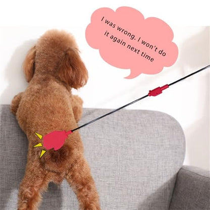 Dog Training Stick,Interactive Dog Training Whip,Foldable Silicone Whip,Anti-Slip Handle,Teasing Stick for Dogs