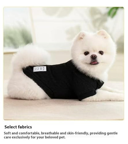 Kitten Clothes, Dog Cat Sweaters Pet Puppy Knitwear Costume Fall Winter Coat for Small Medium Cats Dog Girl Boy Fit 2.2-23lb - color: Black Blue, size: X-Large