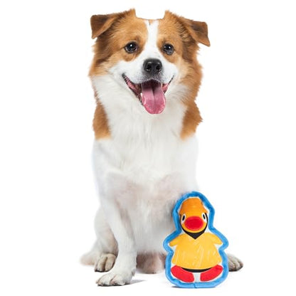 Dodo Bird Crinkle Flattie - Durable, Stuffing-Free Dog Toy, Flat & Crinkle Dog Toys - color: Rain-Ready Dodo Bird Crinkle Flattie, size: 1 Count