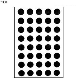 Military Dot Circle Target - style: VB-3