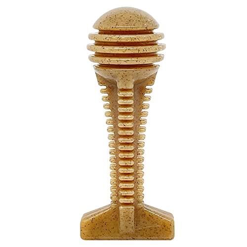 SodaPup Honey Bone Dental Tower – Durable Dog Chew Toy Made in USA from Non-Toxic, Pet Safe, Food Safe Nylon Material for Mental Stimulation, Clean Teeth, Fresh Breath, Problem Chewing, & More - color: Honey Colored Nylon Dental Tower