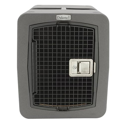 dakota283 Medium Kennel -Frame Door- Dark Granite - color: Dark Granite, size: Medium