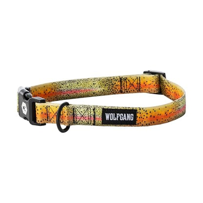 Wolfgang Heavy Duty, Adjustable Dog Collar with Quick Release Nylon Buckle for Walking & Training, CutBow Print, Small - color: CutBow Print, size: Small (5/8 Inch x 8-12 Inch)