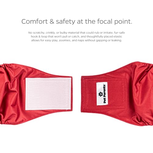 Pet Parents® Washable Belly Bands for Male Dogs (3pack) + Extendrs® of Durable Dog Diapers Male, Premium Male Dog Diapers & Dog Wraps (Small, Kingsmen) - color: Kingsmen, size: Small (13-16")