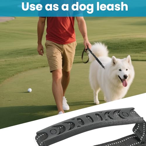 Doggie Seat Leash for Golf Cart, Pet Dog Seat Belt Harness for Car, Collar,Golf cart Dog Belt, Pet Safety Protection