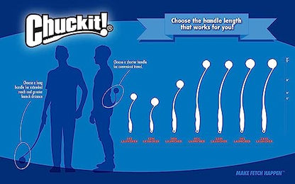 Chuckit! Pro 26XL Dog Ball Launcher, 26" Length, XL (3.5" Ball) For Dogs Over 100 Pounds - size: X-Large, style: Pro