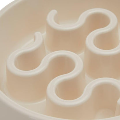 EveryYay by Petco Take it Slow White Slow Feeder Pet Bowl 2.5 Cups - size: Medium