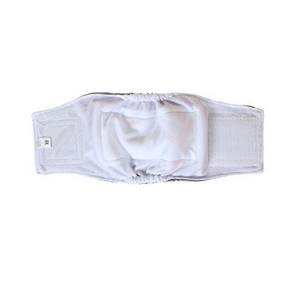 Teamoy Male Dog Belly Bands Washable 4-Pack, Reusable Dog Diapers Wraps for Incontinence & Marking (XS,7"-9" Waist) - size: XS(7"-9"Waist)
