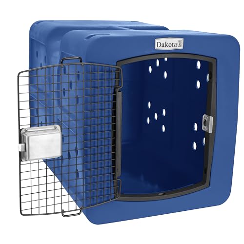 dakota283 G3 Framed Door Kennel - Large - Blue - color: Blue, size: Large