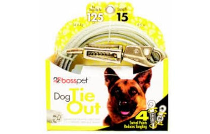 Boss Pet 09415 15' Extra Large Welded Chain Tie- Out