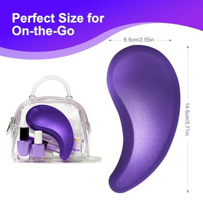 Small Dog Brush- Grooming Tool for Teddy, Yorkies, Maltese, Shih Tzu, Chihuahua - Puppy Hair Brush (Dark Purple) - color: Dark Purple