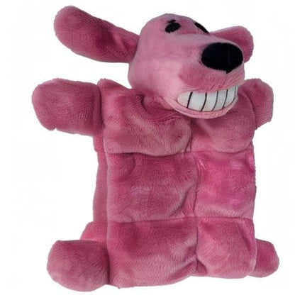 Multipet Loofa Squeaker Mat 6" Dog Toy (3 Pack)