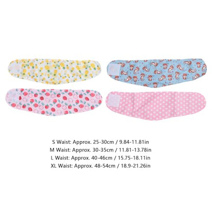 Pomya Washable Male Dog Belly Band, Washable Male Dog Belly Wrap, Dog Diapers for Male Dogs, Nappies Wrap for Post Surgery Wound Training, Reusable Soft Belly Bands, Pack of