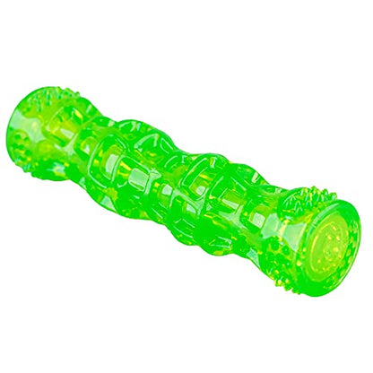 Hyper Pet DuraSqueaks Dog Toy Balls and Chews (Squeaky Dog Ball For Interactive Play – Floating Balls and Toys) - Medium Stick - size: Medium (Pack of 1), style: Stick Medium