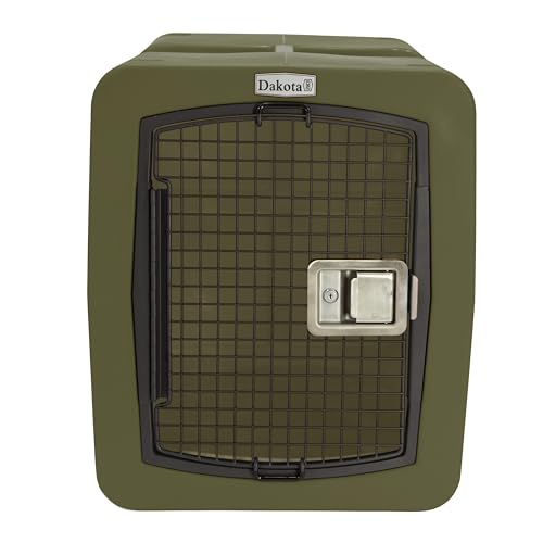 dakota283 Dakota 283 Medium Kennel -Frame Door- Olive - color: Olive, size: Medium