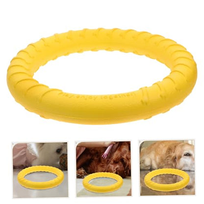 Yardwe Durable Dog Chew Bouncy Molar Ring for Sized Dogs Interactive Teething Accessory for Active Play and Training Pet Biting