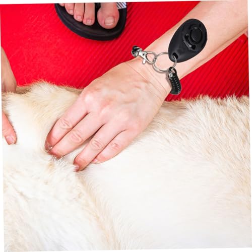 BESPORTBLE 2PCS Dog Training Clicker with Wrist Strap Portable PET Behavior Training Tool Loud Sound Clickers for Dogs for PET