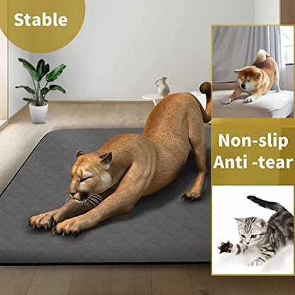 Washable Reusable Dog Pee Pads, 34"x52" Absorbent & Waterproof Puppy Training Pad for Crate, Playpen & Carpet, Large Potty Pads for Dogs, Cats & Small Pets - size: 1Pc 34x52 Inch