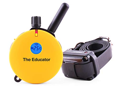 Educator ET-400 E Collar for Dog Training with Remote - 3/4 Mile Range, Waterproof, 100 Blunt Stimulation Levels, Tone or Vibration Mode, Night Tracking Light for Small, Medium & Large Dogs - size: 1-Dog (ET-400)